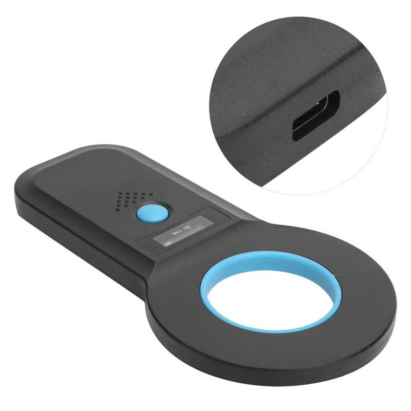 Dier Tag Scanner Draagbare Oled Pet Hond Kat Label Reader 134.2Khz W90B Emid/FDX-B Barcode Scanner