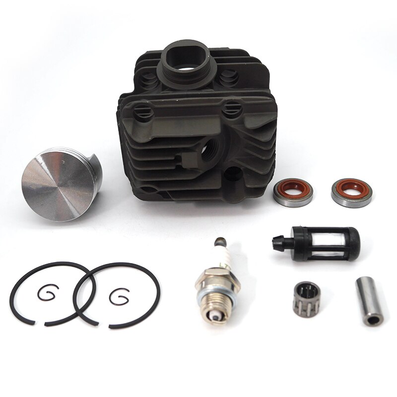40Mm Cilinder Zuiger Brandstoffilter Olie Seal Kit Voor Stihl 020 T MS200 MS200T Tuin Kettingzaag Motor Vervangende Onderdelen