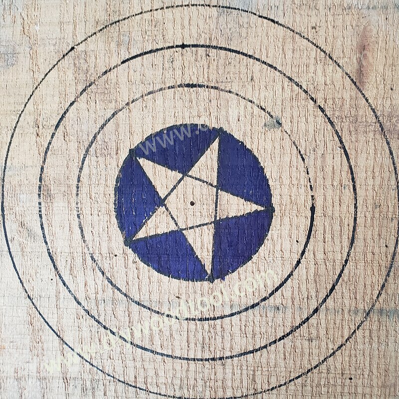 Phukimlong Round Transparent Carpentry Wood Centering Turning Ruler finding Center compass woodworking tools