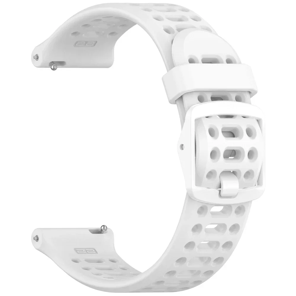 Hengittävä ranneke 20mm amazfit active 2 square/active 44mm -kellolle, gts 4 2 mini/bip 3 pro/gtr 42mm -kellolle, silikoninen urheiluranneke: Sininen vaaleansininen
