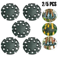 2/5 Pcs Garden Climbing Plant Support Peas Beans Fixed Frame Bamboo Wig-Wam Holder Cane Stakes for Support Climbing Plants