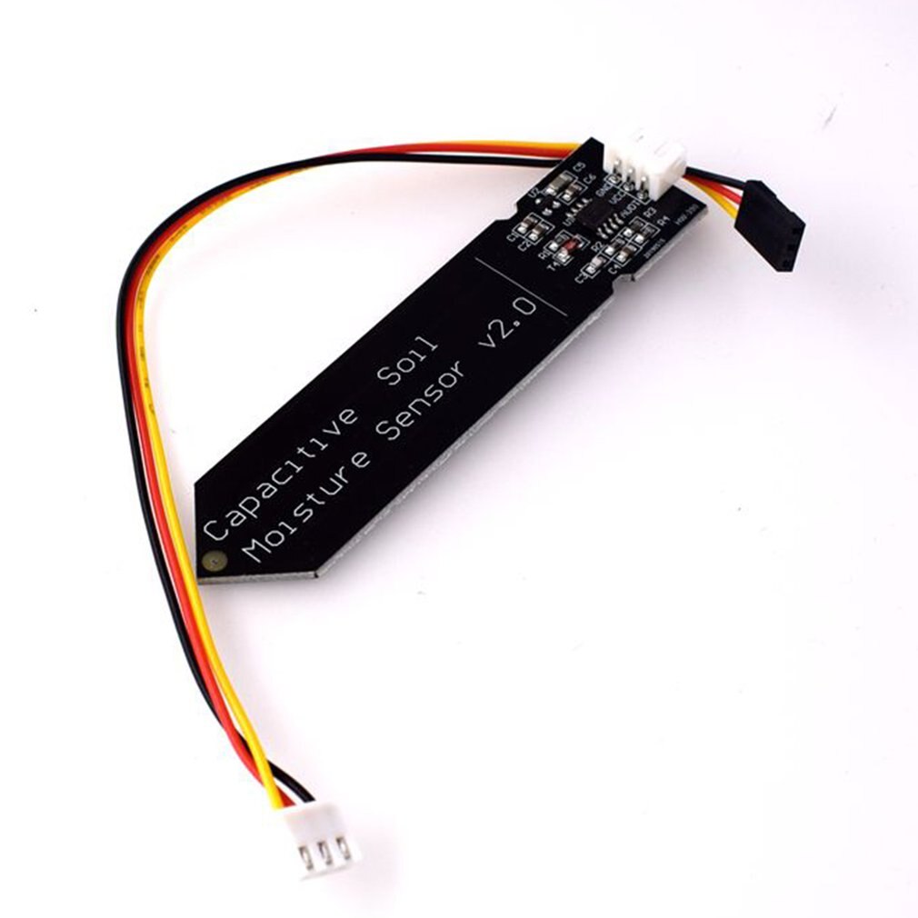 Hw-390 Sensor capacitivo de humedad del suelo no es fácil de corroer Cable de operación de amplio voltaje alimentación negro