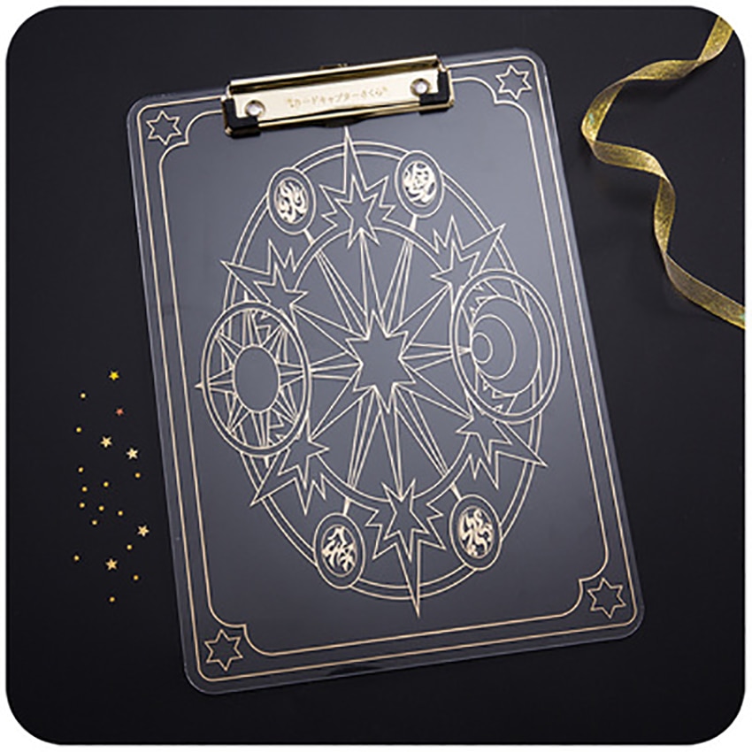 Magic array clipboard akryl skriveblok gennemsigtig  a4 papirholder elev papirvarer skole kontorartikler test clip board