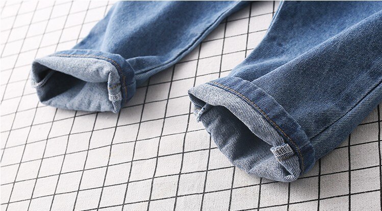 80-100 cm höer neue frühling Baby jungen Denim Schlauch 1 pc stil Kleinkind Denim insgesamt freundlicher Jeans