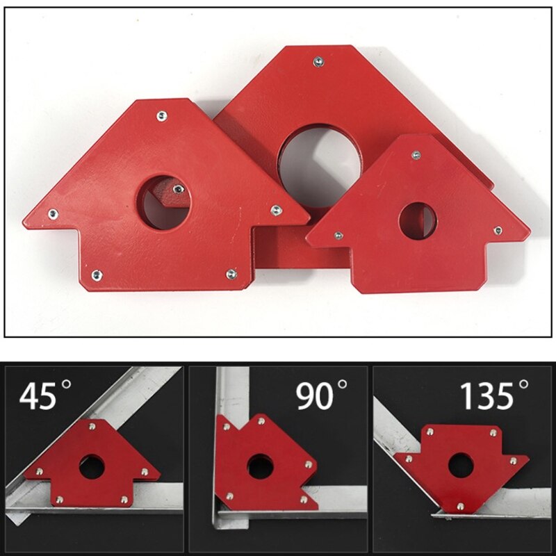 Support de soudure à l&#39;arc magnétique en forme de flèche, outil de soudage à 3 Angles X4YD, 25/50/75lb