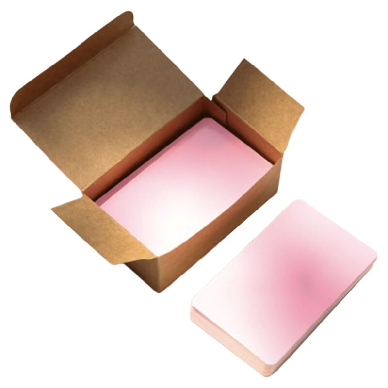 100 Sheets/Box Paper Message Card Blank Handwritten Memo Notecards Greeting Blessing Wedding Party Thank You Postcard: PK