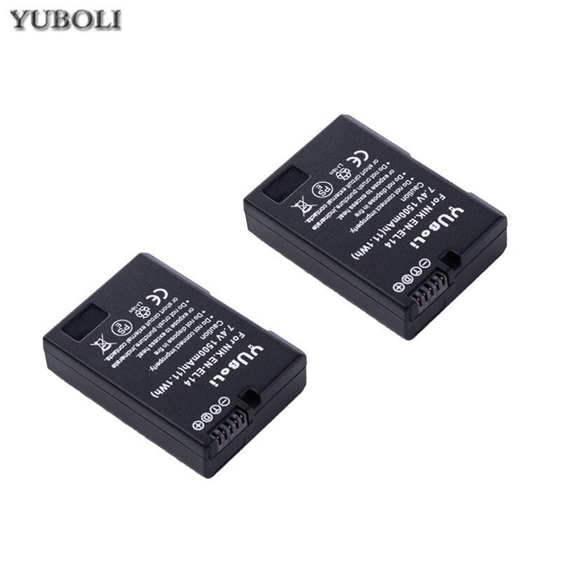 Decoded bateria ENEL14 en-el14a EN EL14 EL14A EN-EL14 Battery For nikon Coolpix D3100 D3200 D3300 D5100 D5200 D5300 P7000 P7100