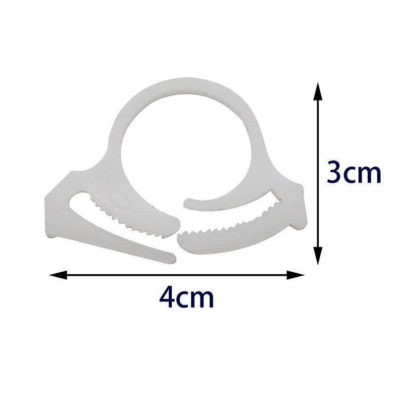 10pcs/lot Drip Tubing Hoop Buckle Garden Micro Drip Hose Irrigation Hose Connector Fittings Micro Jet Clamp