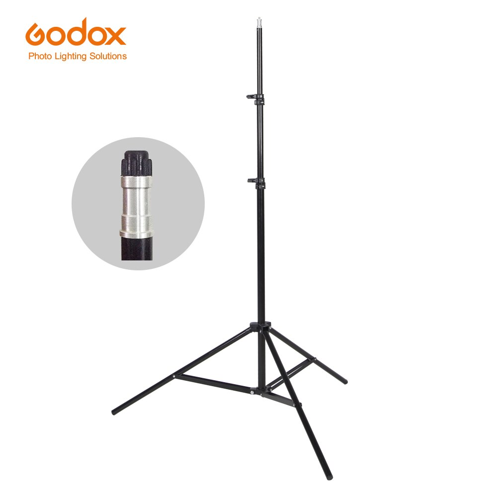 Godox Ajustable 302 2 m Light Stand met 1/4 Schroef Hoofd Statief voor Studio Foto Vedio Flash Verlichting 200 cm