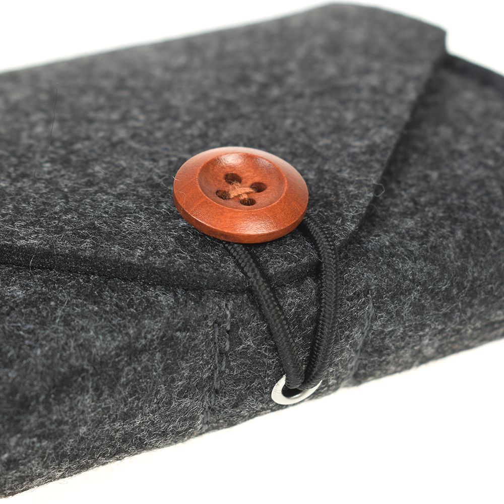 Mini bolsa para auriculares, estuche pequeño de fieltro, accesorios electrónicos de viaje, organizador para cargador de cables de datos, bolsillo