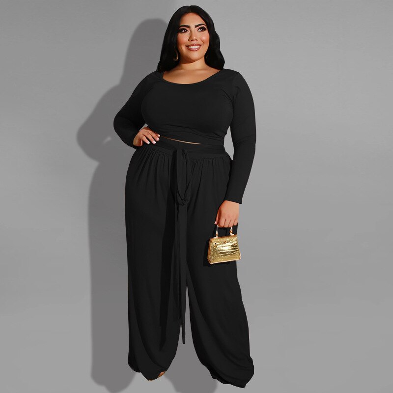 5xl Plus Größe für Frauen Schwarz Grün Plus Größe 2 Stück einstellen Frauen Party Bodycon Verein Outfits Plus Größe ClothingPlus größe Conjuntos: Schwarz / XXXL