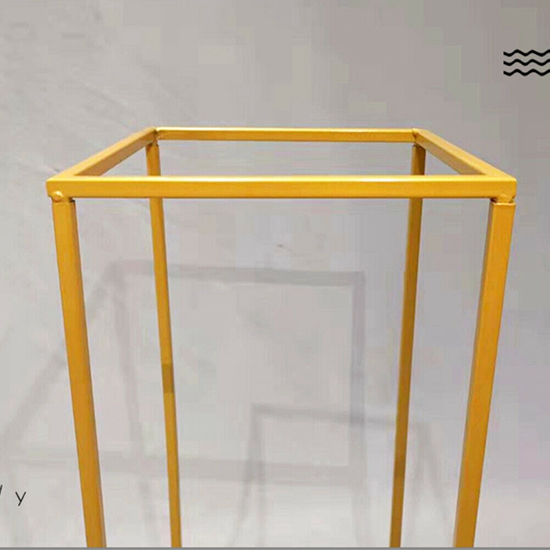 1pc blomstervaser gulvvaser søjleholder metal vej bly bryllup dekor