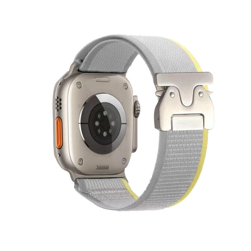 Trail Loop Strap for Apple Watch Ultra 2 Band 49mm 46mm 45mm 41mm 44mm 40mm Parachute Bracelet IWatch Series 10 9 8 7 6 5 4 3 SE: M / Beige
