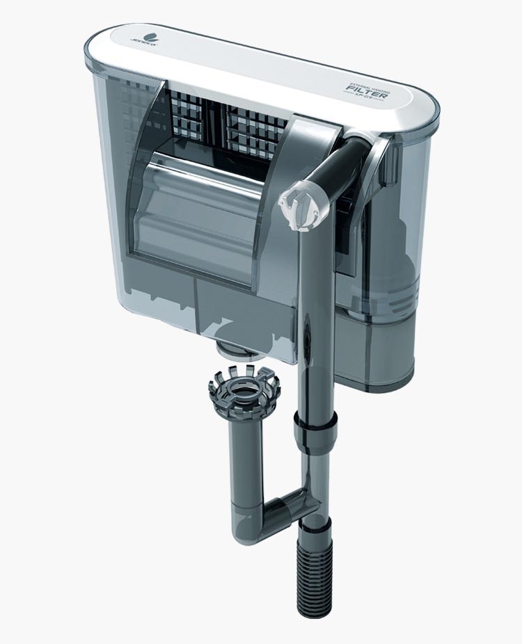 110v 220v External hang on Power filter transparent aquarium fish tank surface skimmer function mini nano