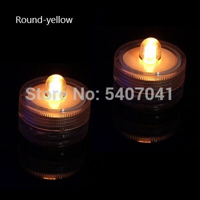 Silikonowe formy DIY świecznik choinka lampka do sypialni pojemnik formy żywica epoksydowa rękodzieło Charm narzędzie do wyrobu biżuterii: round-yellow