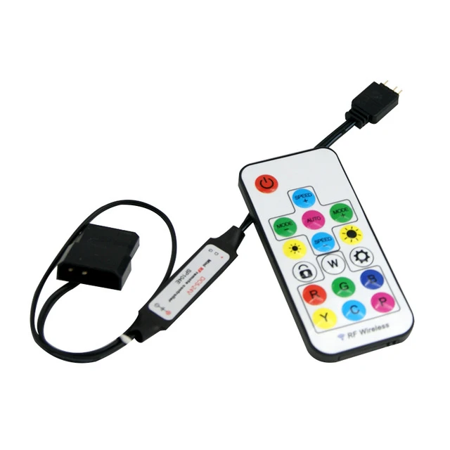 Rgb rf Regler molex 3Stift 5v LED licht netzteil 4Stift 12v D-RGB Splitter schnitts telle synchronisieren Hub pwm für Computer lüfter: schwarz