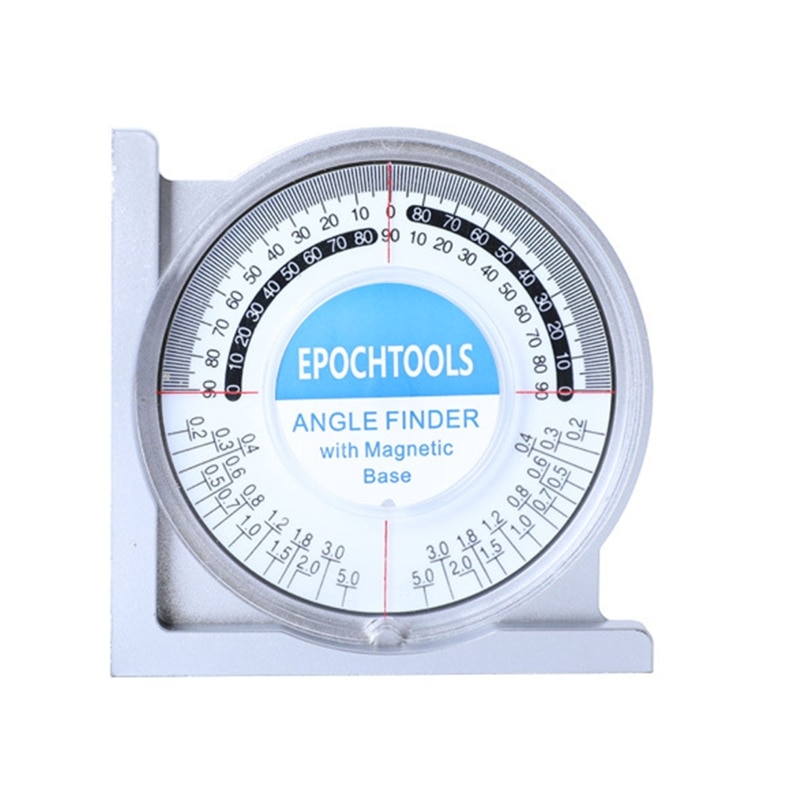 Slope Protractor Inclinometer for Roof Pitch Stair Slope Drainage Angles