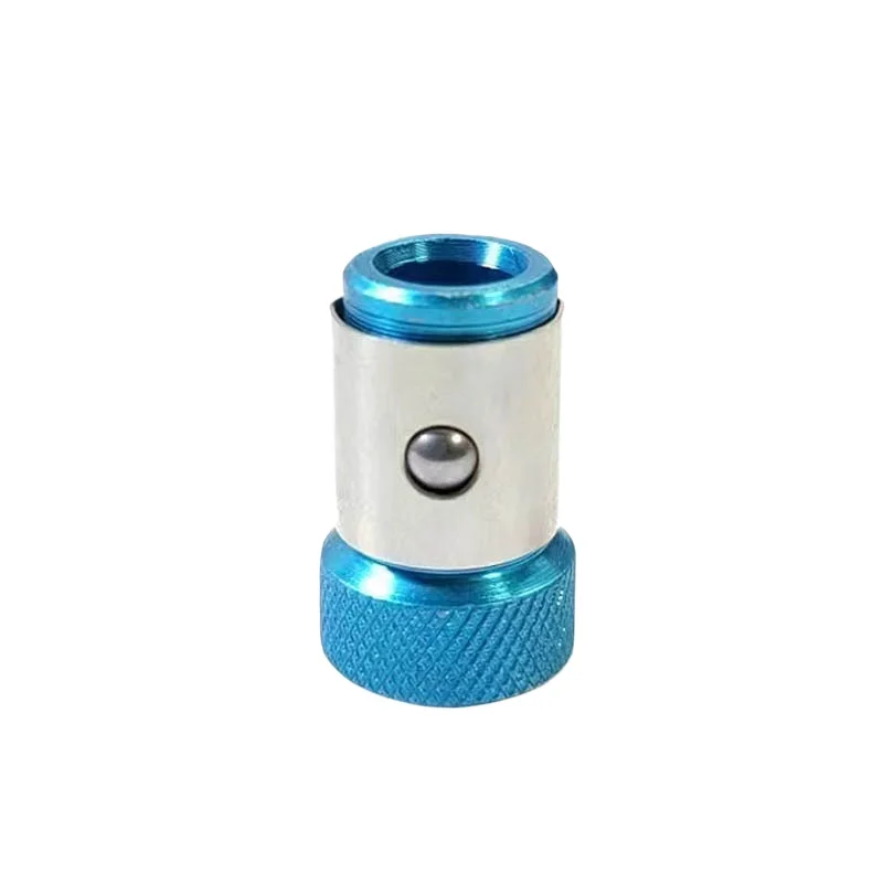 Magnetisk ringskrutrekker bitsholder kryss phillips magnet 1/4 sterk magnetiserer avtakbar del adapter skrutrekker elektroverktøy: Rød