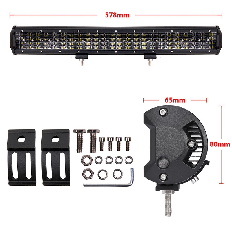 Offroad led arbetsbelysning 12v 24v combo 4-44 tums bil lastbil suv 4wd 4 x 4 atv släp pickup ytterligare extra körlampa