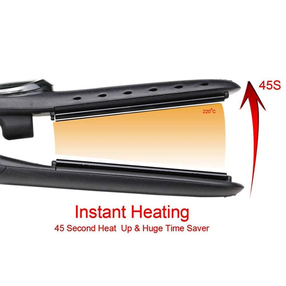 Steam Hair Straightener Fast Heating Ceramic Infusion Steam Flat Iron Vapor Sprayer Hair Styling Straight Hair Tool