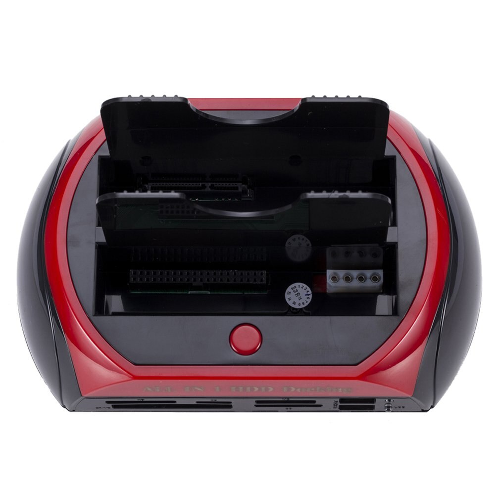 ONLENY Docking Station SATA IDE Dual USB 2.0 HDD Cloner Card Reader