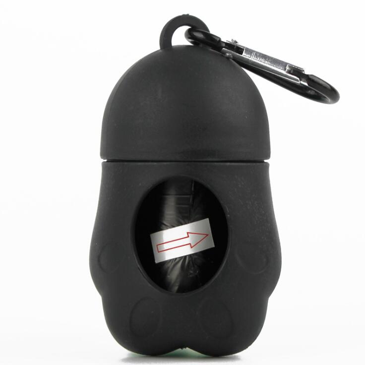 TECHOME Portable Pet Garbage Bag Dog Cat Pick Up Toilet Dispenser Garbage Box Shovel Pick Up Cleaning Supplies