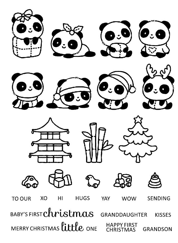 Dieren doorzichtige siliconen stempel / zegel voor doe-het-zelf scrapbooking / album decoratieve doorzichtige stempelvellen a 002: Lichtgrijs