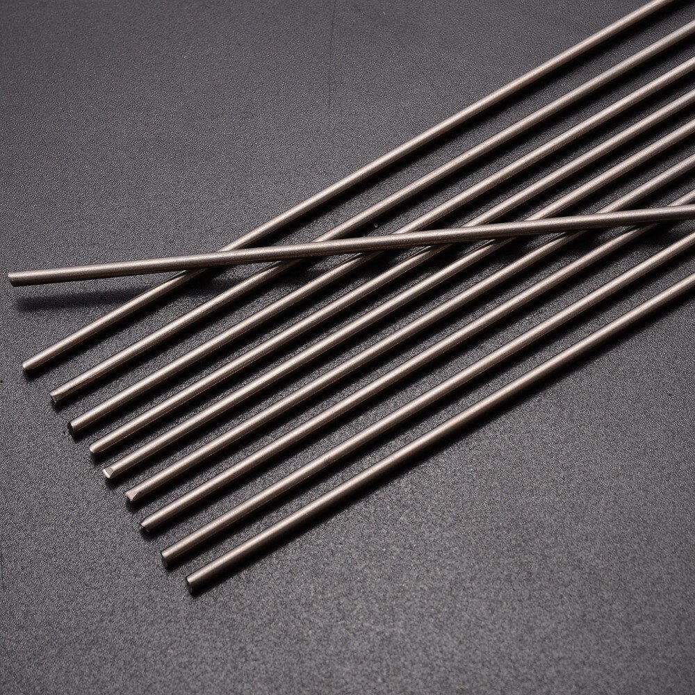 10 st 2 x 250mm silver titan stav grad 5 svetsstav rund stång lödning lödtråd svetsstav med korrosionsbeständighet