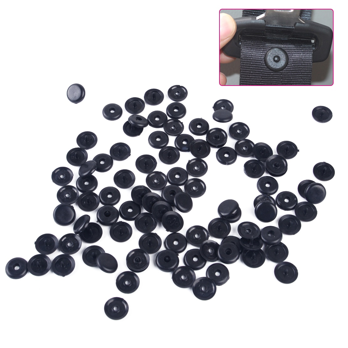 DWCX 50 setzt Auto Sicherheit Sitz Gürtel Stopper Abstand Begrenzung Schnalle Verschluss Clip Halter Sicherheitsgurt halt Geschmack Werkzeuge Universal-