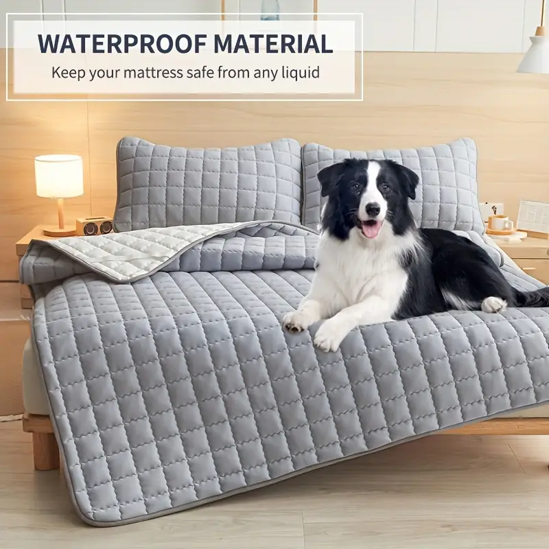 1Pc Waterdichte Zachte Matrashoes, Warme En Zachte Matrasbeschermer, Luierbestendig Opvouwbaar Huishoudelijk Beddengoed (Zonder Pillowcas