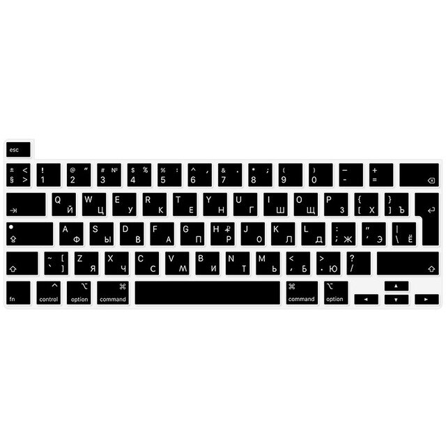 Voor Macbook Pro 13 Inch A2338 M1 A2251 A2289 Touch Bar Huid Eu/Uk/Us Frans/russisch/Engels/Spaans Toetsenbord Cover