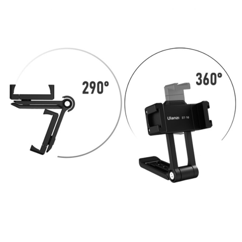 Ulanzi ST-05 Opvouwbare Mini Telefoon Statief Mount Adapter Verticale 360 Rotatie Statief Stand voor iPhone X 8 7 Samsung S8 7 Redmi