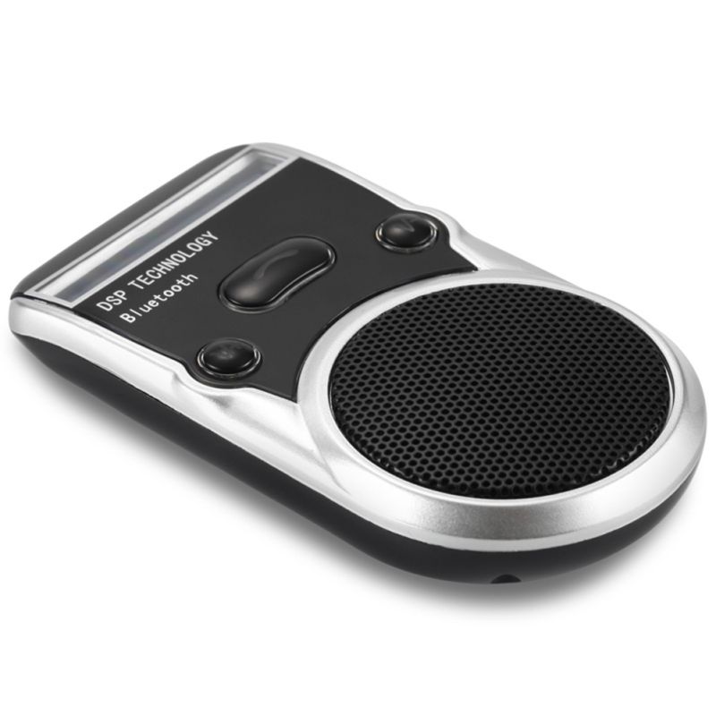 Solar Speakerphone Carkit Auto MP3 Speler Bluetooth Handsfree Bellen LCD Display Zonneklep Tips