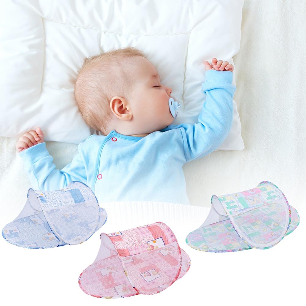 Foldable Summer Infant Baby Crib Netting Baby Bed Mosquito Insect Cradle Net Newborn Baby Bedding Protection Mesh Mosquito Net