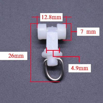 Rouleau de guidage de rail, accessoire de piste Ultra-petit, vintage, droit, incurvé, anneau de guidage, rouleau coulissant, boucle de roue de skate, 20 pièces