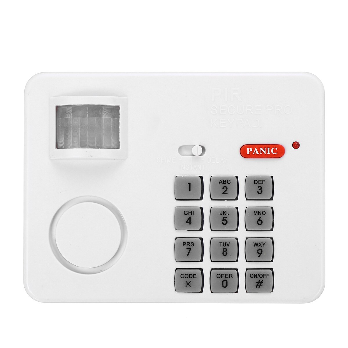 Wireless PIR Motion Sensor Alarm Password Keypad Anti Burglar Home Security Keypad Remote Infrared Detectors: A