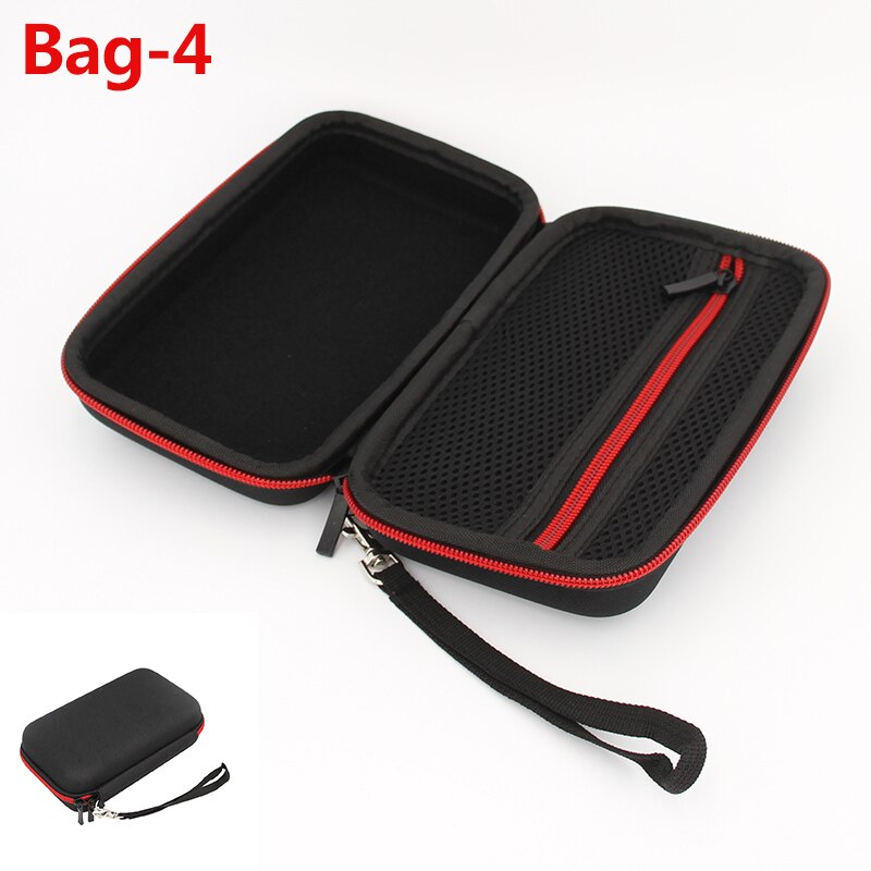Digital multimeter taske sort eva hårdt etui opbevaring vandtæt stødsikker bæretaske med netlomme til beskyttelse