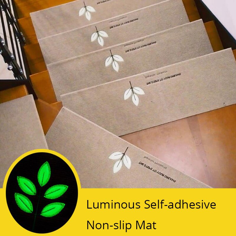 Lichtgevende trapmat, zelfklevende trap, antislip trapmat, binnentapijt, trapmatten, trapmatten