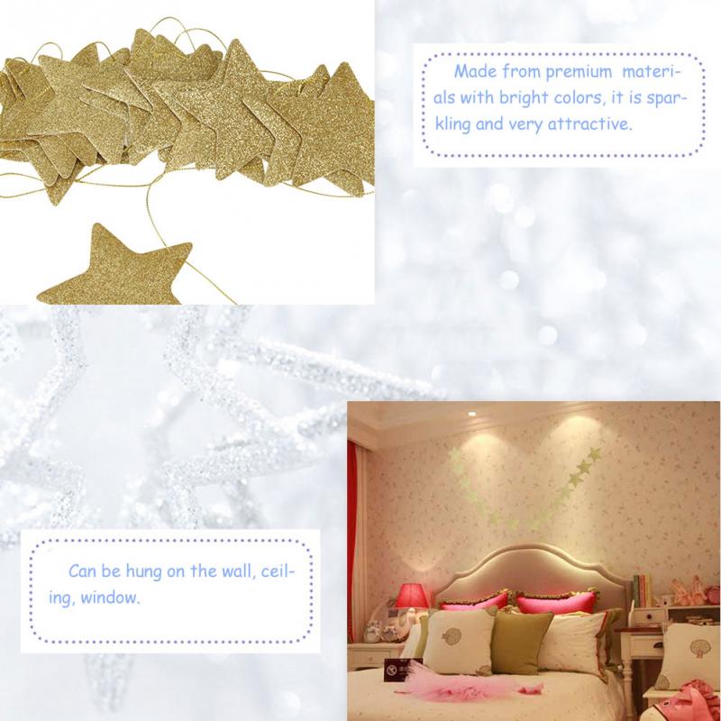 2018 Adorável Crianças Quarto Pendurado Estrelas Decoração de Cores Para Casamentos e Festas de Aniversário das Crianças Quartos 2 Mosquiteiros Janela Parede