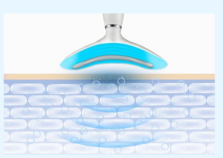 Gezicht Nek Massager Anti-Aging Led Licht Sonic Trillingen Warmte Rimpelverwijdering Huidverstrakking Hals Lift Schoonheid Apparaat