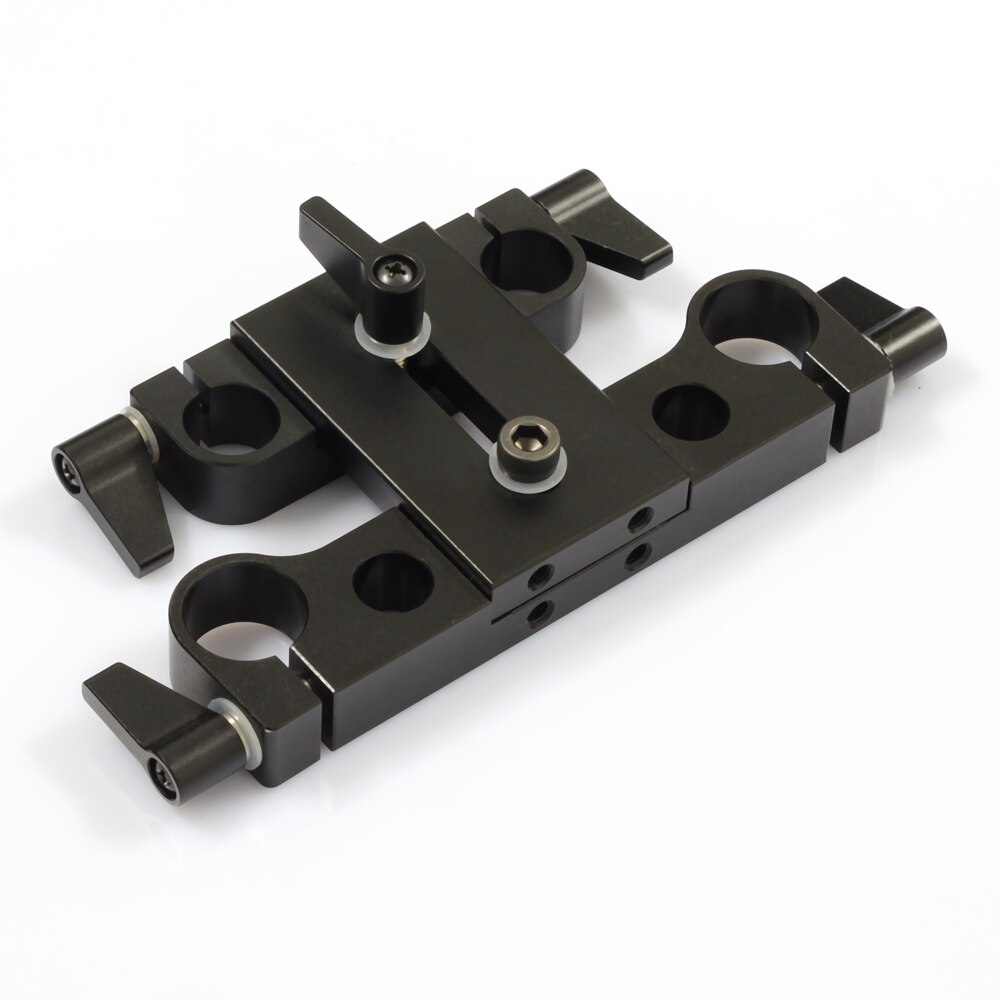15mm to 19mm Rod Rail Bridge Rising Adapter Changeover Converter fr Film Camera Rig Support System Matte Box Follow Focus Tripod