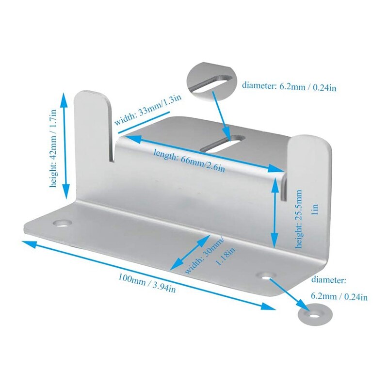 Solar Panel Mounting Brackets Z Bracket, with Nuts and Bolts ,4 Units (16PCS)