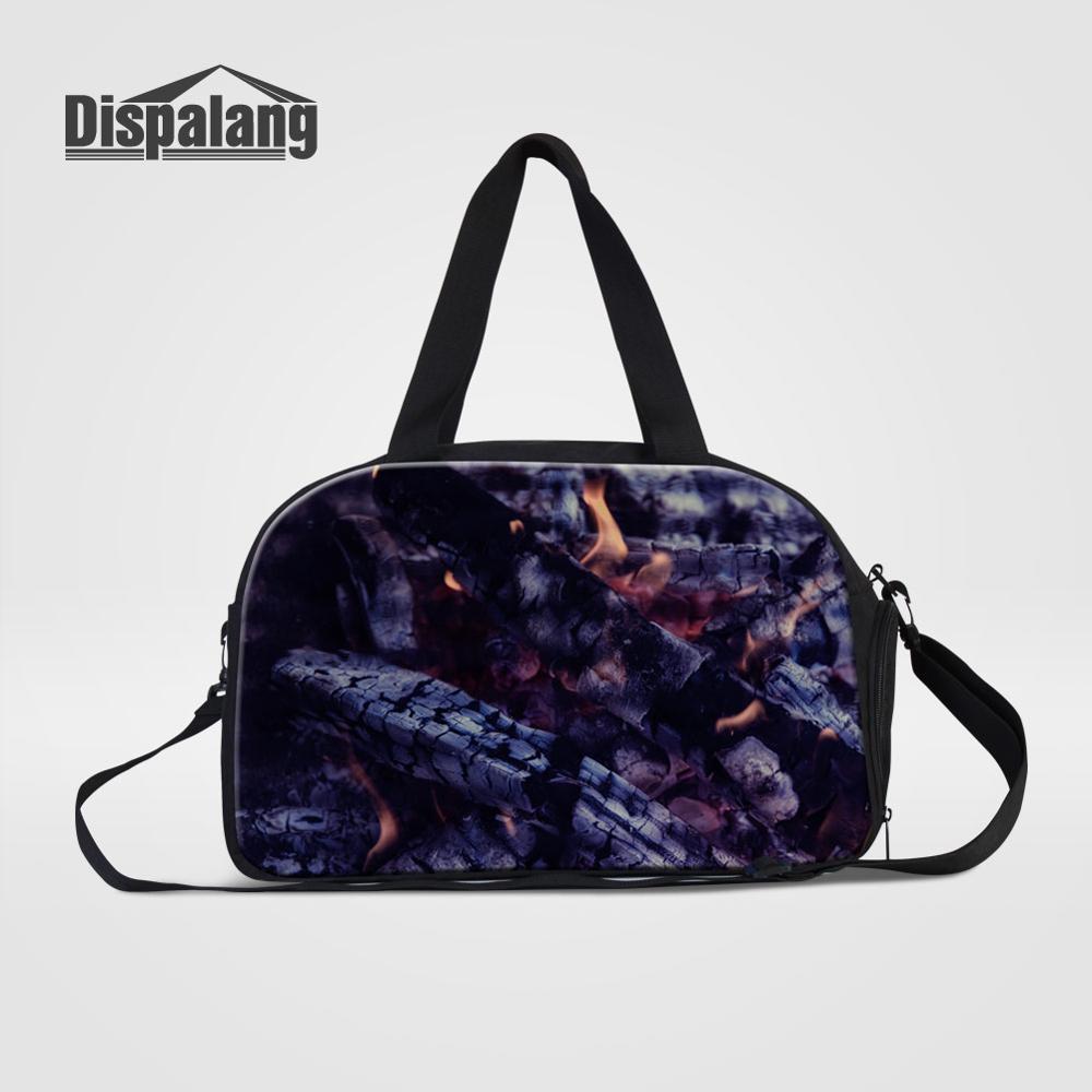 Dispalang Viaggio Duffle Borse A Righe Stella Stampa Sacchetto Dei Bagagli di Viaggio di Grande Capacità Sacchetto di Spalla Delle Donne Borse Da Viaggio Unisex: Brown