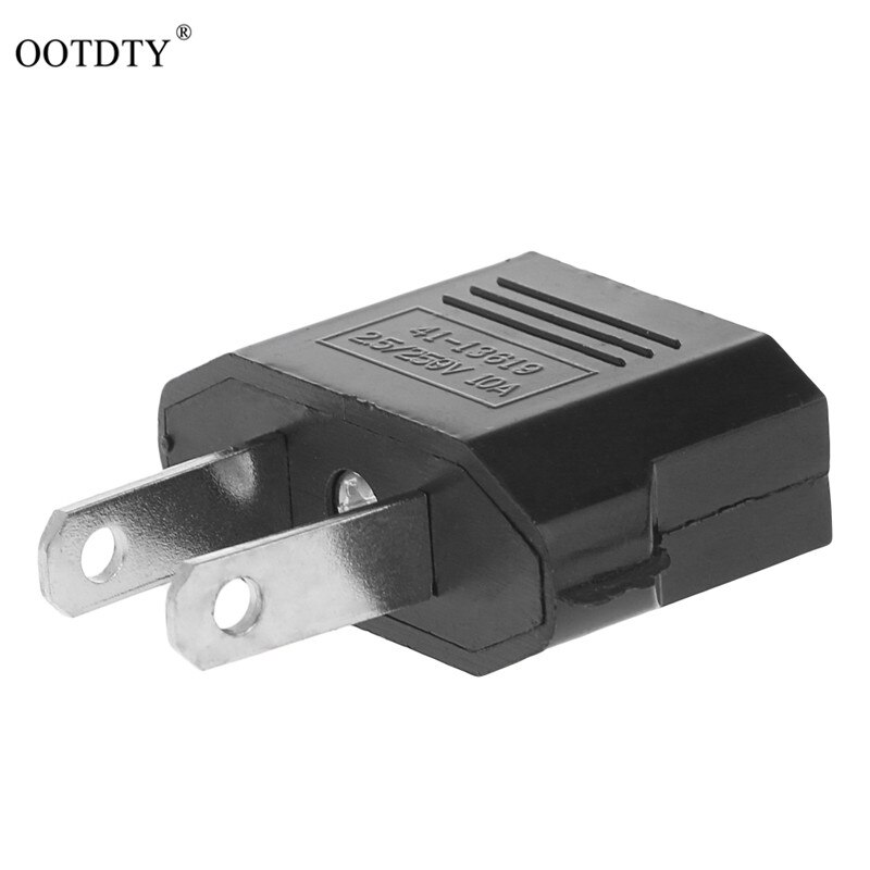 US EU Europe To US USA Power Converter Travel Adapter Charger Wall Plug Home