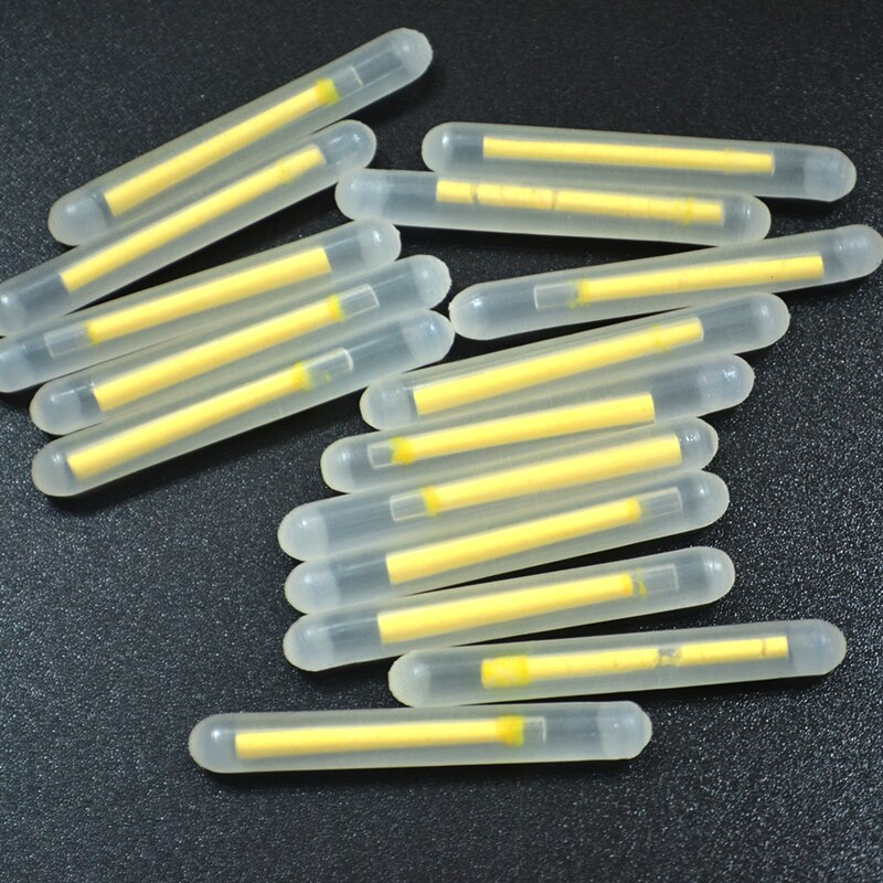 Fish king fishing lys float 15pc/ lot lys stick night float stang lys mørk glød fluorescerende lys pind fiske tilbehør