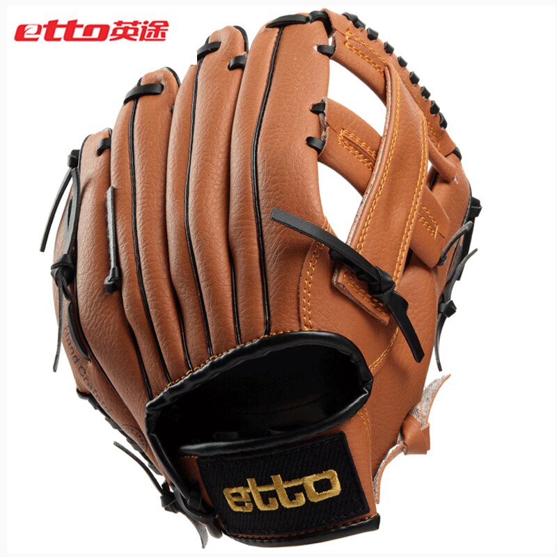 Kids Baseball Batting Gloves Men Leather Right Baseball Glove Equipment Practice Hand Youth Softball Beisbol Sportswear BJ50ST