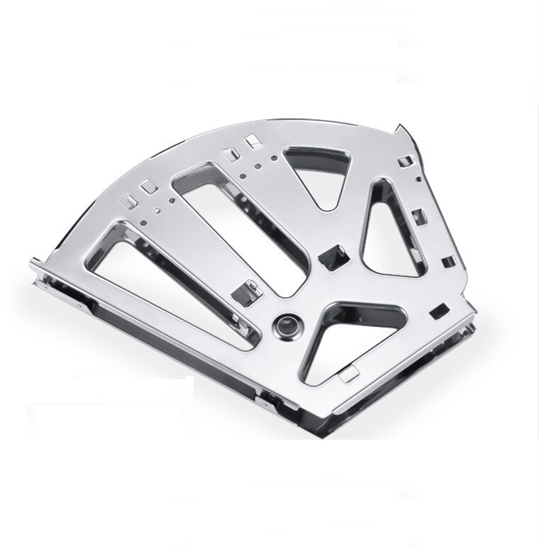 1Pair Stainless Steel Shoe Rack Flip Frame 3 Layers option Gray Color Hidden Hinge Bracket