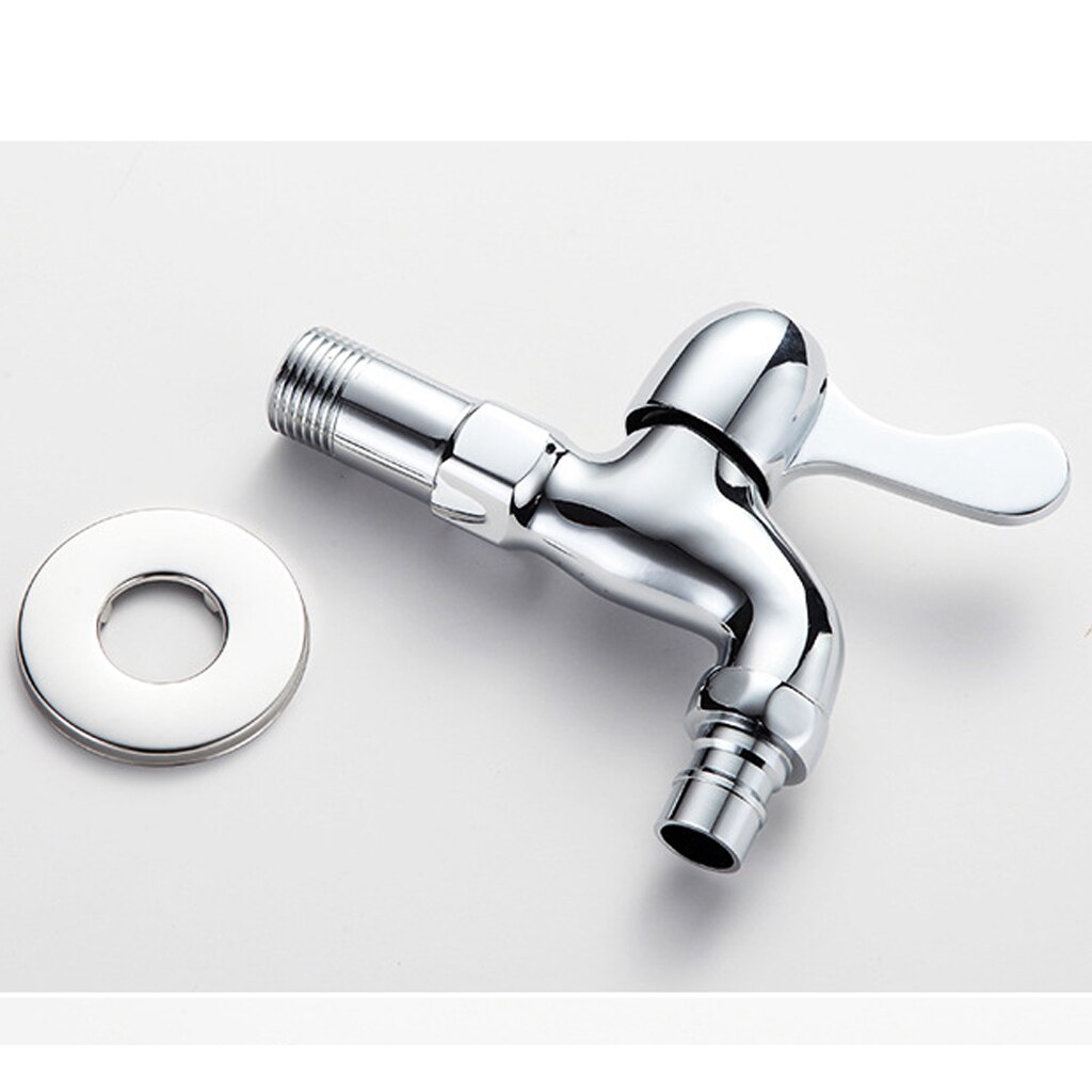 Brass Single Lever Cold Water Taps Wall Mounted Laundry Tray Garden Faucet