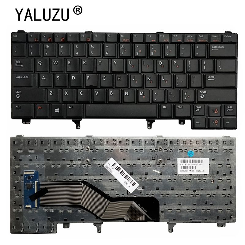 Yaluzu Us Keyboard Voor Dell Latitude E5420 E5430 E6320 E6330 E6430 Engels Zonder Punt Stick