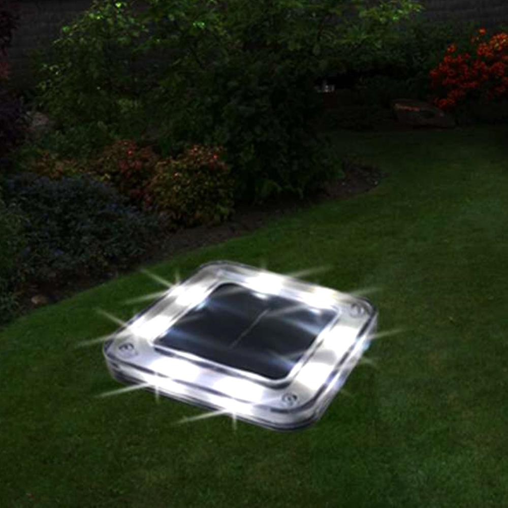 Wasserdichte LED Solar- Boden Licht Garten Pfad Un – Grandado